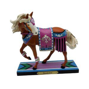 Enesco Trail Of PAINTED PONIES Thunderbird 2021 Brown Horse Figurine